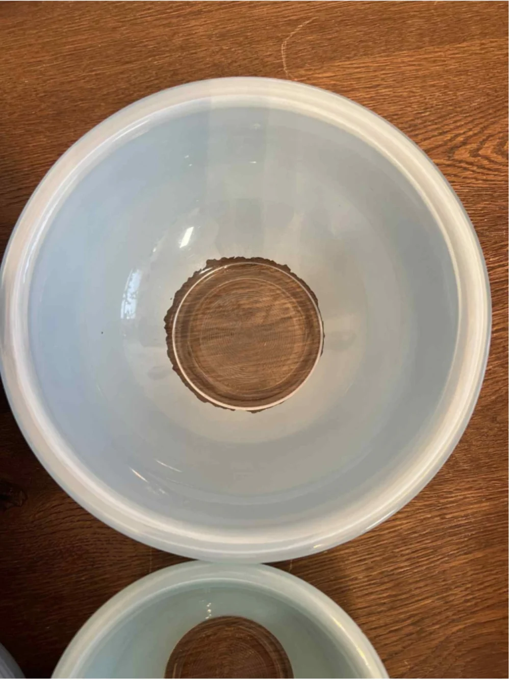Vintage Pyrex Mixing Bowl Set of 4 Blue Ombre Nesting Bowls Mid Century Kitchen